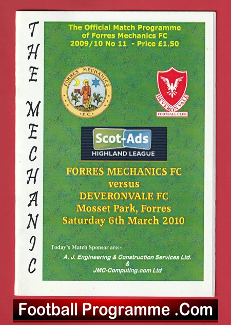 Forres Mechanics v Deveronvale 2010 - Scotland - Image 2