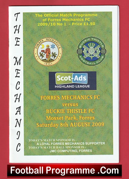 Forres Mechanics v Buckie Thistle 2009 - Scotland - Image 2
