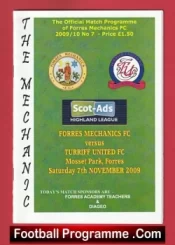Forres Mechanics v Turriff United 2009 – Scotland