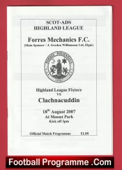 Forres Mechanics v Clachnacuddin 2007 – Scotland