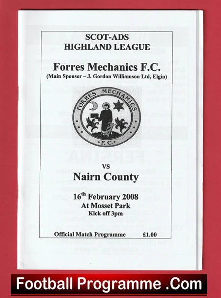 Forres Mechanics v Nairn County 2008 - Scotland - Image 2