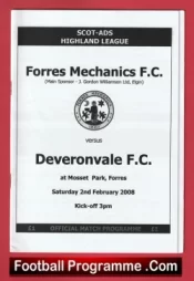 Forres Mechanics v Deveronvale 2008 – Scotland