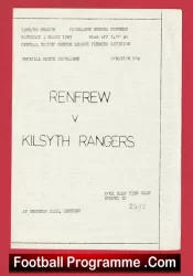 Renfrew v Kilsyth Rangers 1989 – Scotland