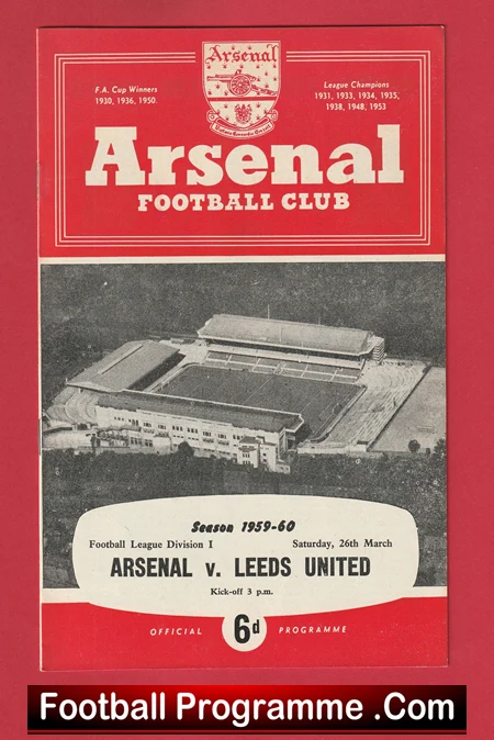 Arsenal v Leeds United 1960 - Image 2