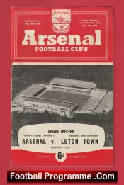 Arsenal v Luton Town 1959