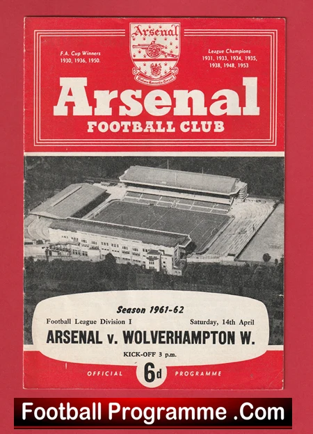 Arsenal v Wolves 1962 - Image 2