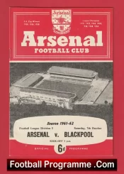Arsenal v Blackpool 1961