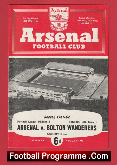 Arsenal v Bolton Wanderers 1962 - Image 2