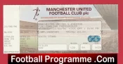 Manchester United v Everton 1996 – Full Football Ticket