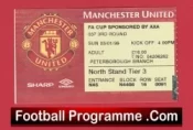Manchester United v Middlesbrough 1999 – Treble Season Match Ticket