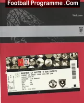 Manchester United v Portsmouth 2008 – Community Shield Wembley Ticket Pack