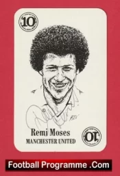 Manchester United Remi Moses Autographed Signed Football Card