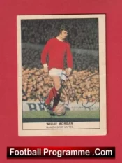 Manchester United Willie Morgan Autographed Signed Football Card