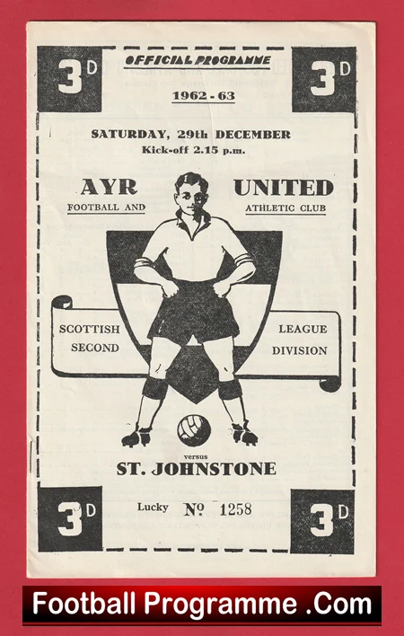 Ayr United v St Johnstone 1962 - Alex Ferguson as Footballer - Image 2