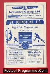 St Johnstone v Airdrieonians Airdrie 1961 – Alex Ferguson Footballer