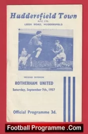 Huddersfield Town v Rotherham United 1957