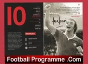 Manchester United Lou Macari Autographed Info Card