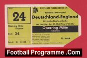 Germany v England 1956 – Berlin Friendly + Duncan Edwards