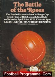 Leeds United v Manchester United 1977 – Semi Final Signed Denis Law