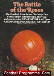 Leeds United v Manchester United 1977 – Semi Final Signed Denis Law