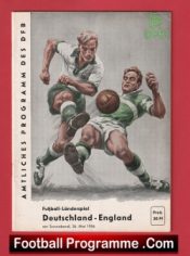 Germany v England 1956 – Deutschland + Duncan Edwards
