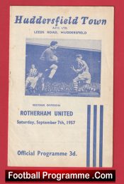 Huddersfield Town v Rotherham United 1957