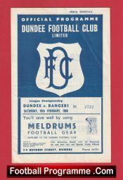 Dundee v Glasgow Rangers 1968 – Alex Ferguson Gers Footballer