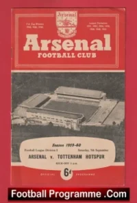 Arsenal v Tottenham 1959