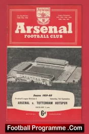 Arsenal v Tottenham 1959