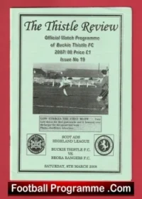 Buckie Thistle v Brora Rangers 2008 – Highland League Scotland