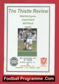Buckie Thistle v Deveronvale 2007 – Scotland