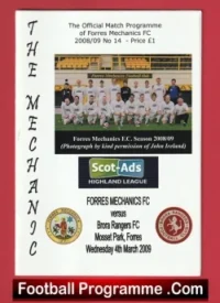 Forres Mechanics v Brora Rangers 2009 – Highland League Scotland