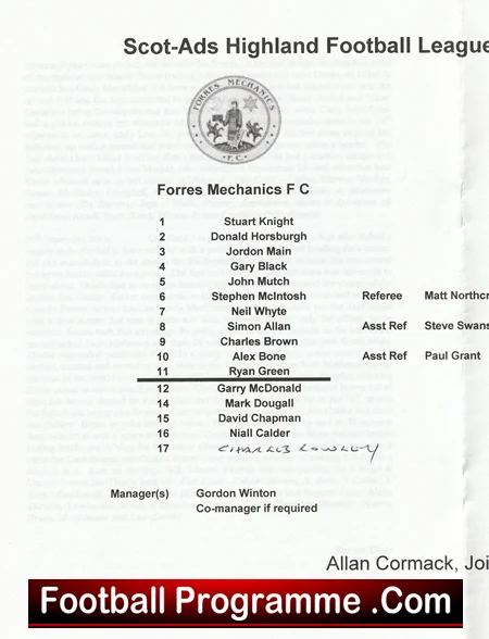 Forres Mechanics v Buckie Thistle 2007 - Scotland - Image 3