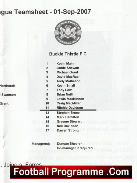 Forres Mechanics v Buckie Thistle 2007 - Scotland - Image 4