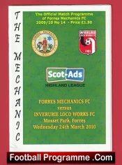 Forres Mechanics v Inverurie Loco 2010 – Scotland