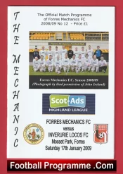 Forres Mechanics v Inverurie Locos 2009 – Highland League Scotland