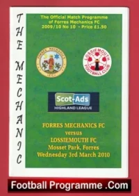 Forres Mechanics v Lossiemouth 2010 – Scotland