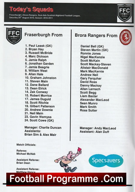 Fraserburgh v Brora Rangers 2010 - Highland League Scotland - Image 3