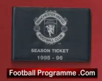 Manchester United Man Utd Season Ticket Book LMTB 1995 1996