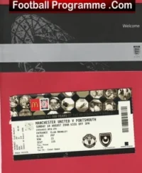 Manchester United v Portsmouth 2008 – Community Shield Wembley Ticket Pack