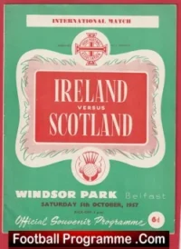 Northern Ireland v Scotland 1957 – Windsor Park Belfast