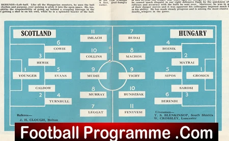 Scotland v Hungary 1958 - At Hampden Park - Image 3