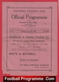 Southwick v Haywards Heath 1948 – 1940s Old Football Programme
