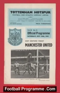 Tottenham Hotspur v Manchester United 1965 – First Ever Sub Denis Law