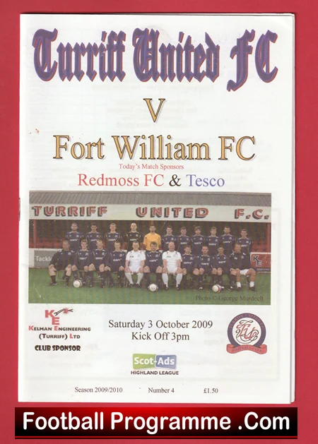 Turriff United v Fort William 2009 - Highland League Scotland - Image 2