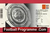 Chelsea v Manchester United 2009 – Community Shield Football Ticket