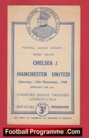 Chelsea v Manchester United 1948 – Man Utd 1940’s