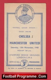 Chelsea v Manchester United 1948 – Man Utd 1940’s