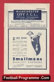 Manchester City v Manchester United 1948 – Man City v Man Utd