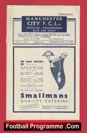 Manchester City v Manchester United 1948 – Man City v Man Utd